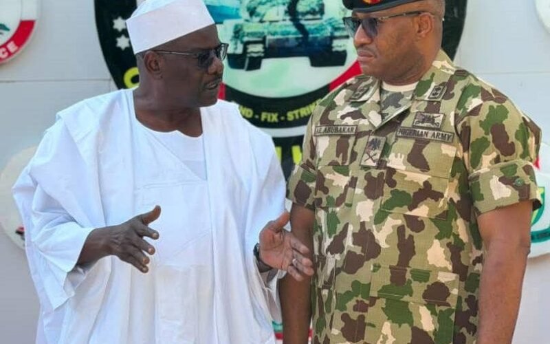Contextual photo at Operation Hadin Kai headquarters in Maiduguri