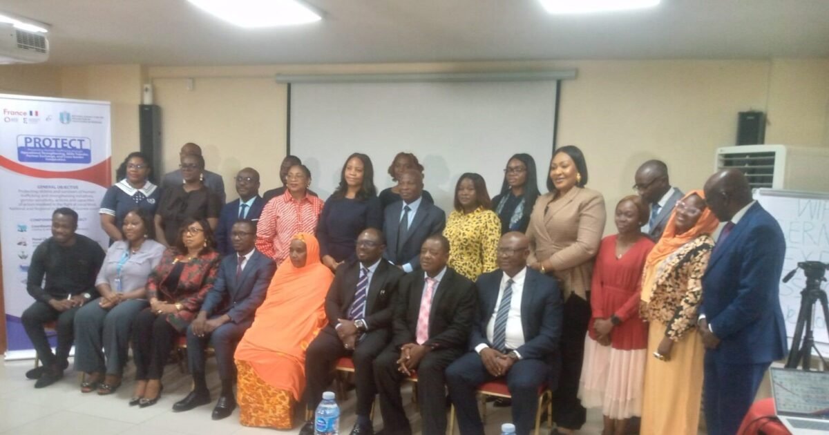 Participants at the Abuja launch of the PROTECT anti-trafficking project