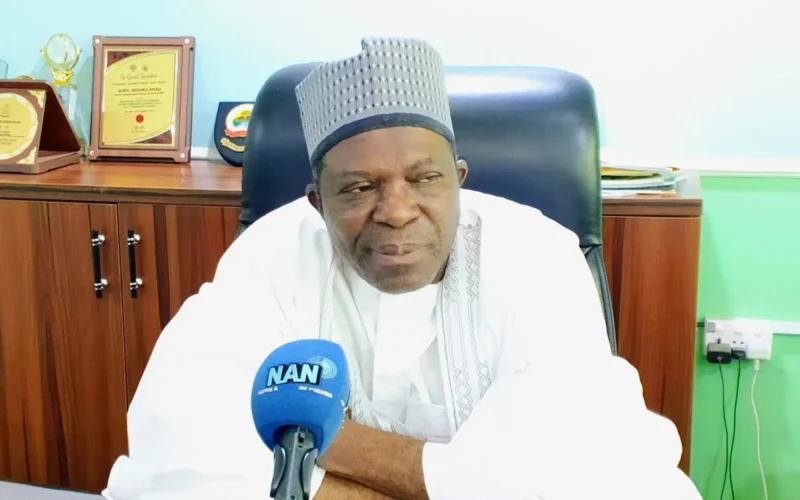 Adamu Adaji of the National Boundary Commission speaking during an interview