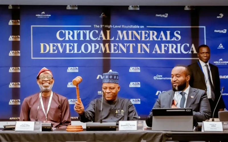Vice President Kashim Shettima at the Africa Minerals Strategy Group roundtable on critical minerals in New York