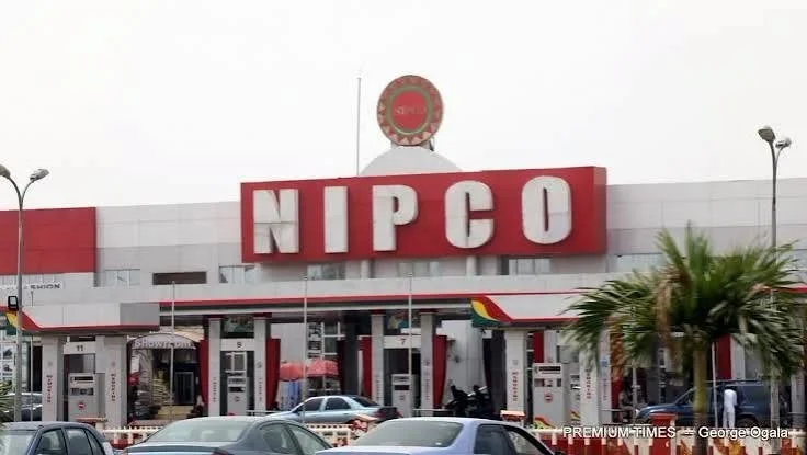 NIPCO-branded fuel station building and forecourt
