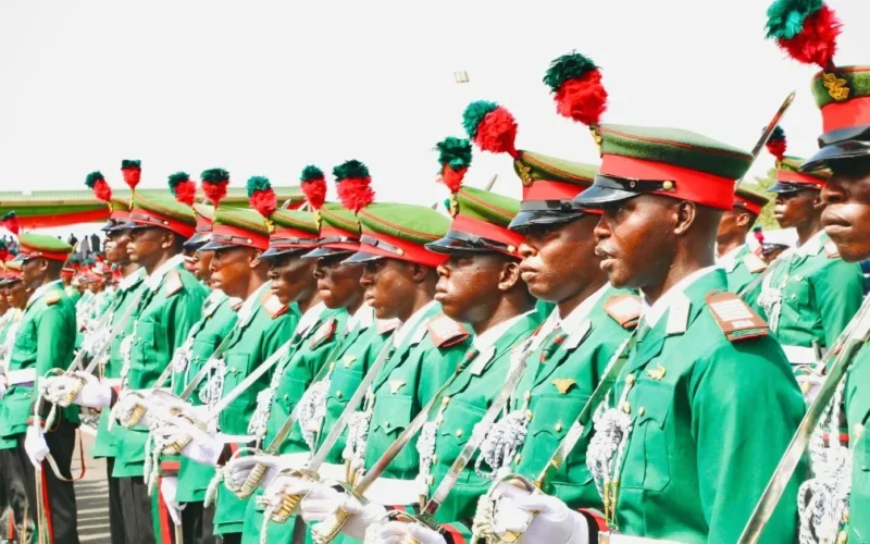 Nigerian Navy personnel on parade used for the Batch 39 recruitment report