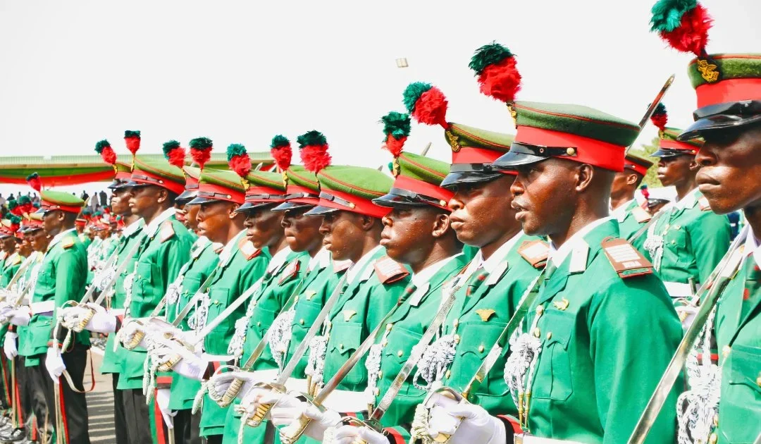 Nigerian Navy personnel on parade used for the Batch 39 recruitment report