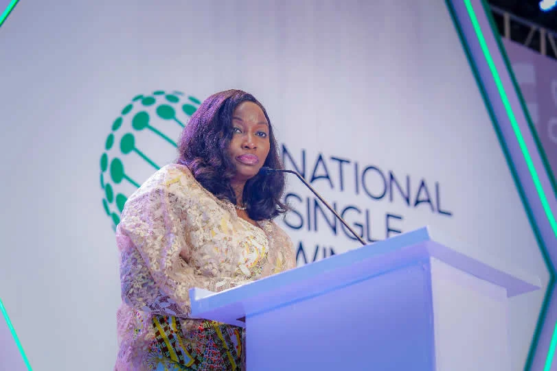 FAAN Managing Director Olubunmi Kuku speaking at a public event