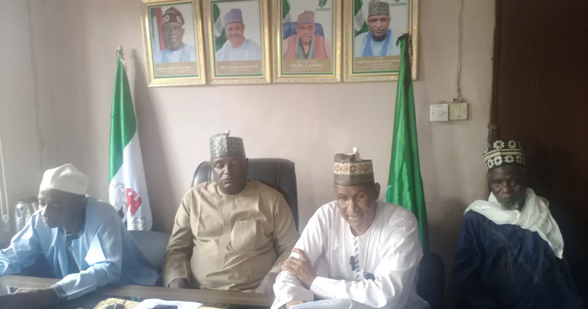 Kaduna MACBAN officials at a press briefing in Kaduna