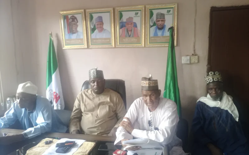 Kaduna MACBAN officials at a press briefing in Kaduna