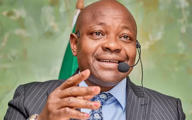 Department of State Services Director-General Oluwatosin Ajayi speaking at an official event