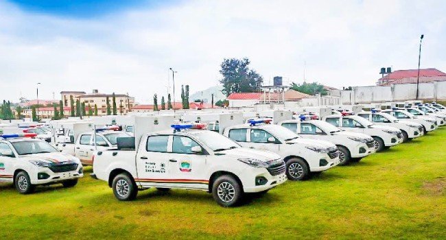 Operational vehicles lined up for security agencies in Ekiti State
