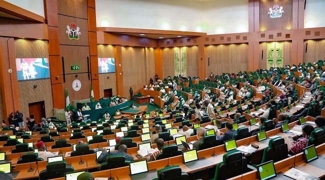 Lawmakers inside the House of Representatives chamber