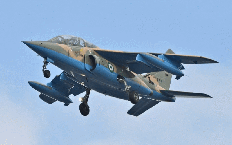 Nigerian Air Force aircraft in flight