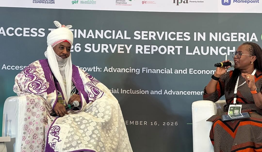 Muhammadu Sanusi II at the Access to Financial Services in Nigeria 2026 Survey Report launch.