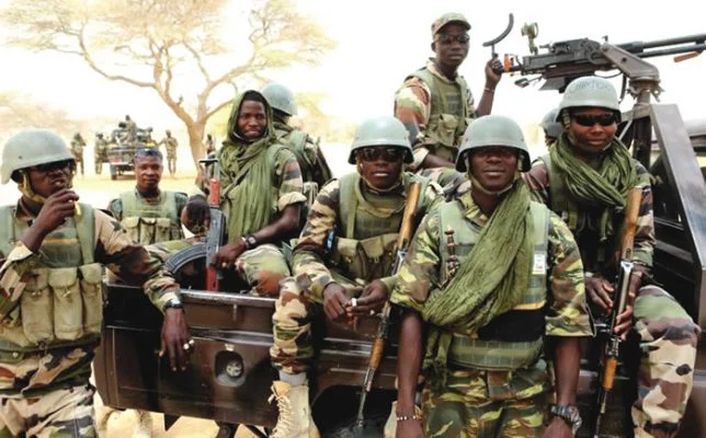 Nigerian Army troops during an operation in the North-West