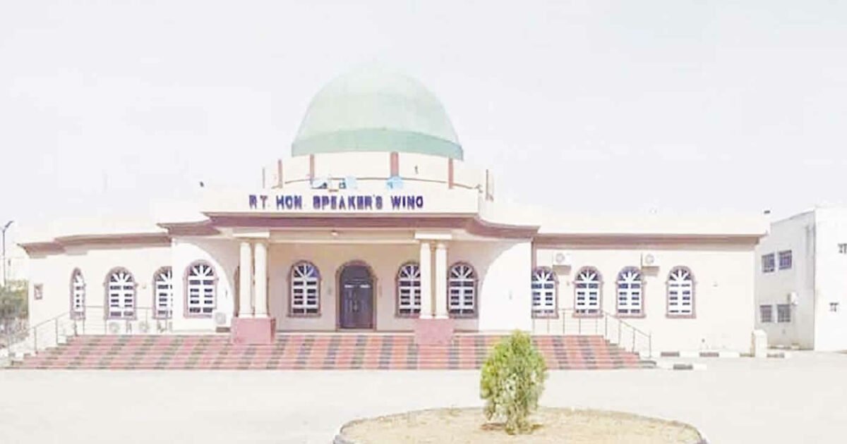 Kano State House of Assembly building. File photo.