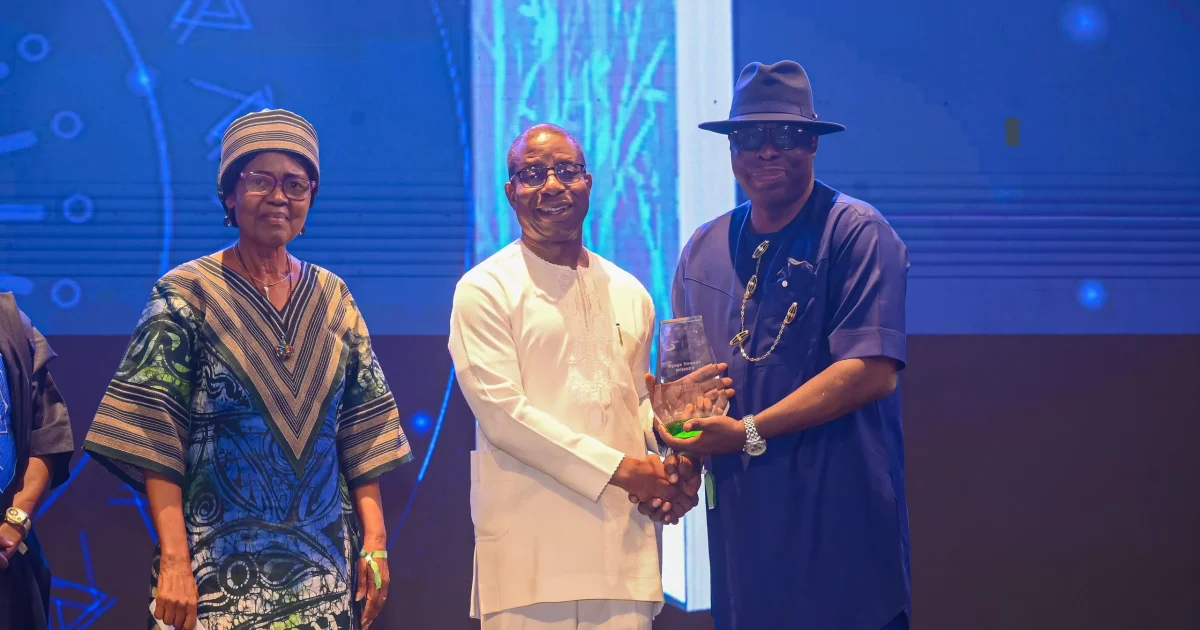 Presentation at the 2026 Nigeria Prize for Literature award ceremony in Lagos. Photo: NLNG, via Punch.