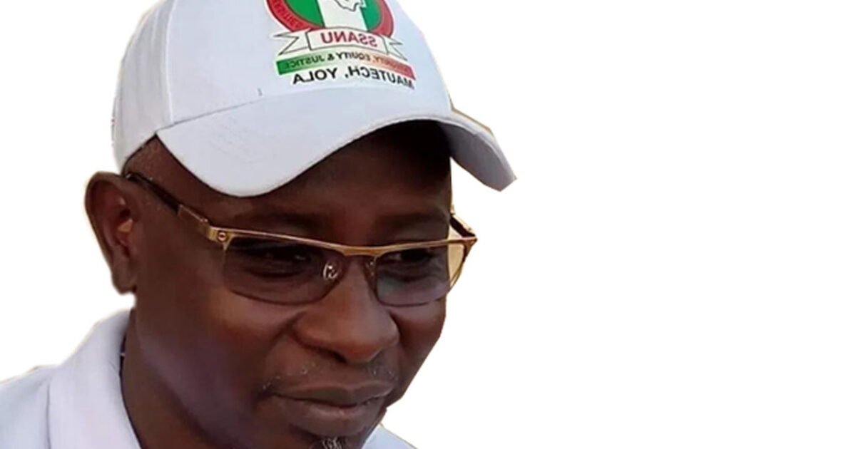 SSANU president Mohammed Ibrahim wearing a white union cap in a file photograph.