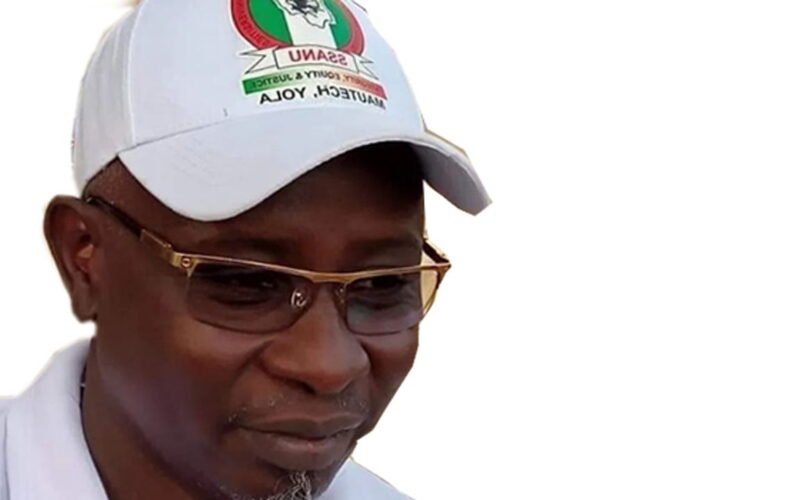 SSANU president Mohammed Ibrahim wearing a white union cap in a file photograph.