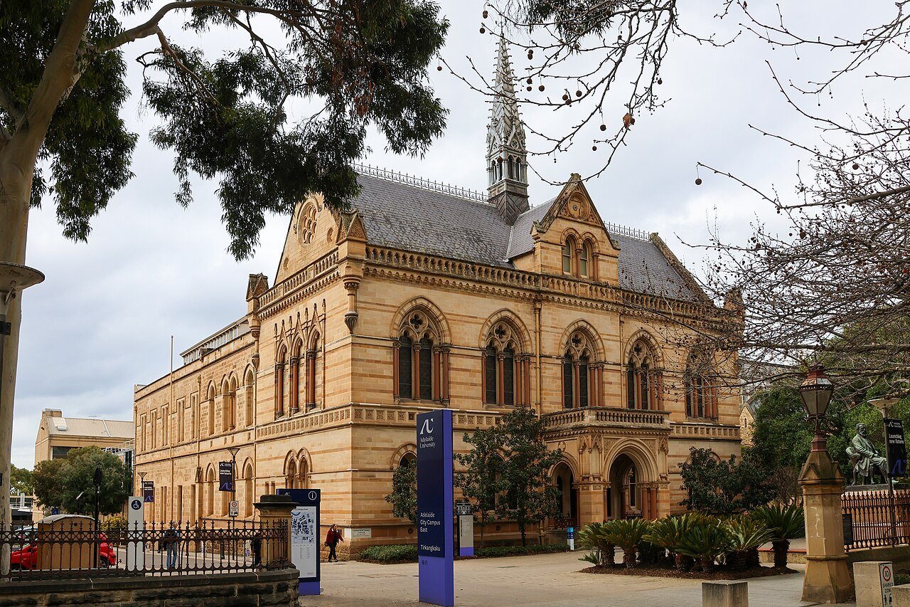 The historic Mitchell Building of the University of Adelaide in Adelaide, Australia.